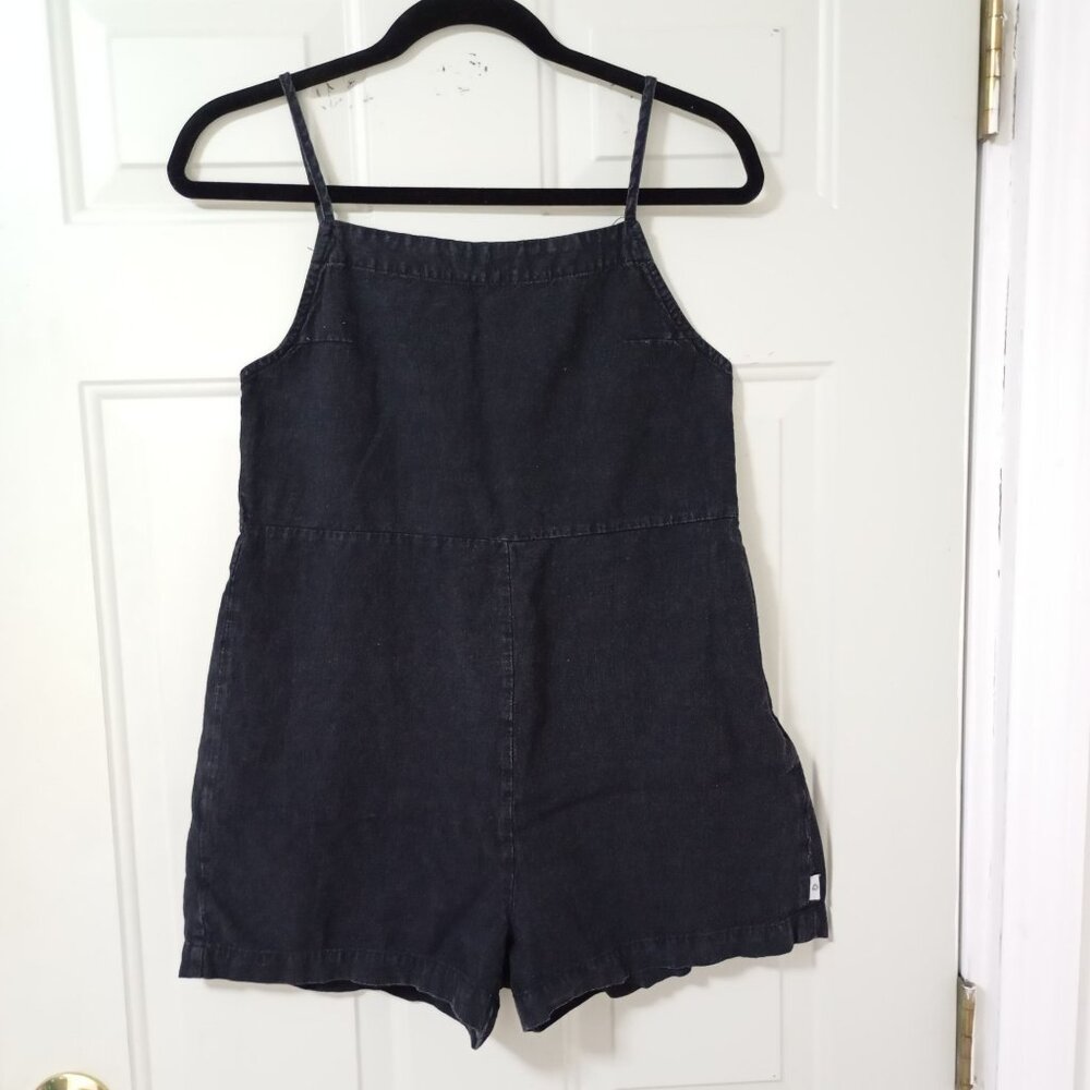 Rhythm Classics Romper M Womens Linen Blend Preppy Bohemia City